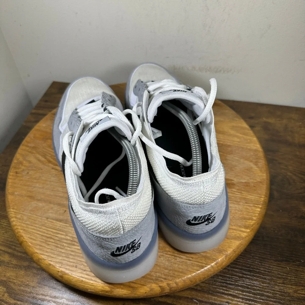 Nike SB PS8 Summit White Wolf Grey Black Skate Shoes FV8493-004 Mens 13